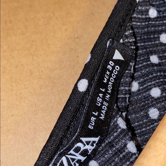 ZARA Polka Dot Long Dress - Picture 6 of 6